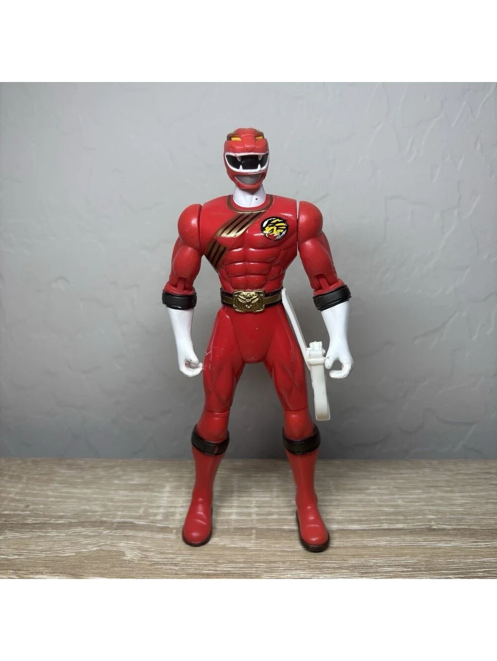 Power Rangers Wild Force Red Ranger Action Figure 2001 Bandai 5.5